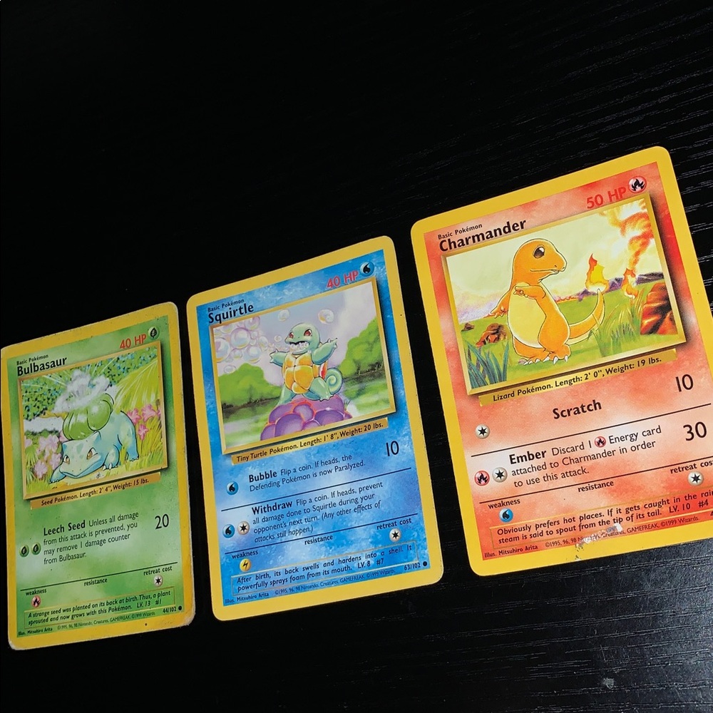 Pokemon Trading Cards - 1st Generation 1998-2002